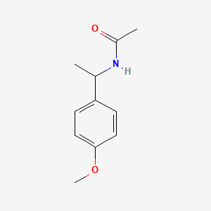 molecular formula C11H15NO2 B3612709 N-[1-(4-甲氧基苯基)乙基]乙酰胺 CAS No. 92520-14-4