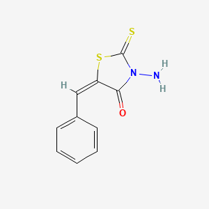 molecular formula C10H8N2OS2 B3612808 3-Amino-5-benzylidenerhodanine CAS No. 4992-29-4