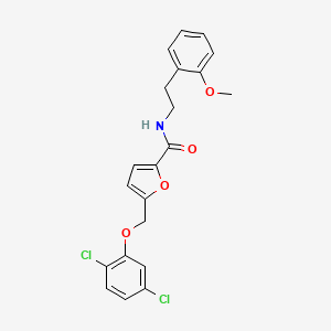 5-[(2,5-dichlorophenoxy)methyl]-N-[2-(2-methoxyphenyl)ethyl]furan-2-carboxamide