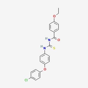 N-({[4-(4-chlorophenoxy)phenyl]amino}carbonothioyl)-4-ethoxybenzamide