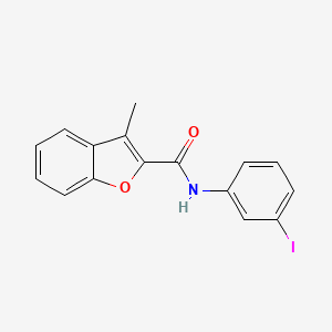 N-(3-iodophenyl)-3-methyl-1-benzofuran-2-carboxamide