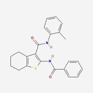 2-(benzoylamino)-N-(2-methylphenyl)-4,5,6,7-tetrahydro-1-benzothiophene-3-carboxamide