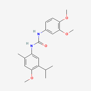 N-(3,4-dimethoxyphenyl)-N'-(5-isopropyl-4-methoxy-2-methylphenyl)urea