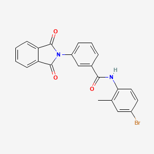 N-(4-bromo-2-methylphenyl)-3-(1,3-dioxo-2,3-dihydro-1H-isoindol-2-yl)benzamide