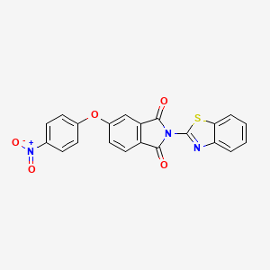 2-(1,3-benzothiazol-2-yl)-5-(4-nitrophenoxy)-1H-isoindole-1,3(2H)-dione