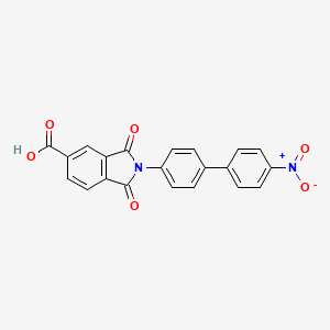 2-(4'-nitro-4-biphenylyl)-1,3-dioxo-5-isoindolinecarboxylic acid