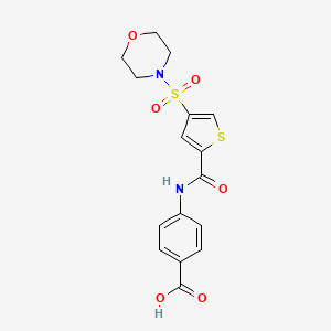 4-[4-(MORPHOLINE-4-SULFONYL)THIOPHENE-2-AMIDO]BENZOIC ACID