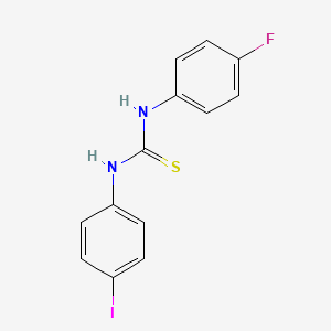 N-(4-fluorophenyl)-N'-(4-iodophenyl)thiourea