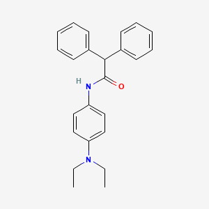 N-[4-(diethylamino)phenyl]-2,2-diphenylacetamide