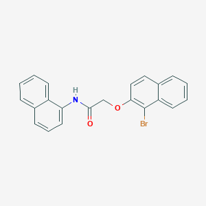 2-[(1-bromo-2-naphthyl)oxy]-N-1-naphthylacetamide