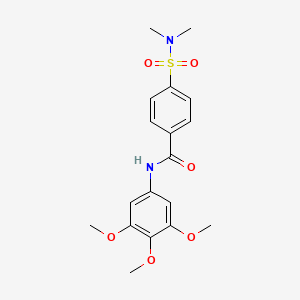 4-(dimethylsulfamoyl)-N-(3,4,5-trimethoxyphenyl)benzamide