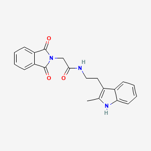 2-(1,3-DIOXO-2,3-DIHYDRO-1H-ISOINDOL-2-YL)-N-[2-(2-METHYL-1H-INDOL-3-YL)ETHYL]ACETAMIDE