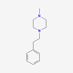 molecular formula C13H20N2 B3613577 1-methyl-4-(2-phenylethyl)piperazine 