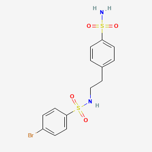 N-{2-[4-(aminosulfonyl)phenyl]ethyl}-4-bromobenzenesulfonamide