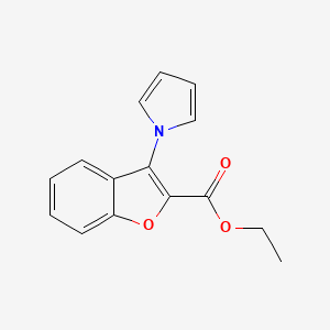 ethyl 3-(1H-pyrrol-1-yl)-1-benzofuran-2-carboxylate