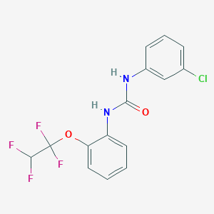 N-(3-chlorophenyl)-N'-[2-(1,1,2,2-tetrafluoroethoxy)phenyl]urea