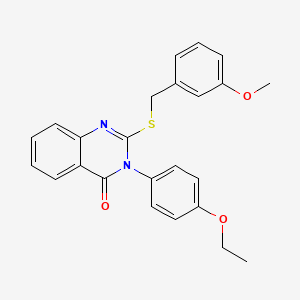 3-(4-ethoxyphenyl)-2-[(3-methoxybenzyl)sulfanyl]-4(3H)-quinazolinone