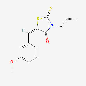 3-allyl-5-(3-methoxybenzylidene)-2-thioxo-1,3-thiazolidin-4-one