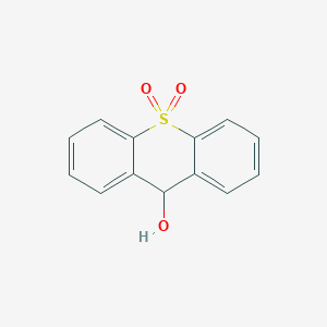 molecular formula C13H10O3S B3614019 9H-thioxanthen-9-ol 10,10-dioxide 