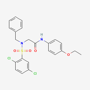 N~2~-benzyl-N~2~-[(2,5-dichlorophenyl)sulfonyl]-N~1~-(4-ethoxyphenyl)glycinamide