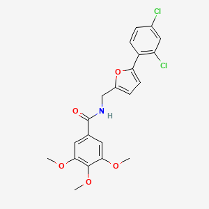 N-{[5-(2,4-dichlorophenyl)-2-furyl]methyl}-3,4,5-trimethoxybenzamide