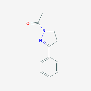 B361455 1-acetyl-3-phenyl-4,5-dihydro-1H-pyrazole CAS No. 712-69-6
