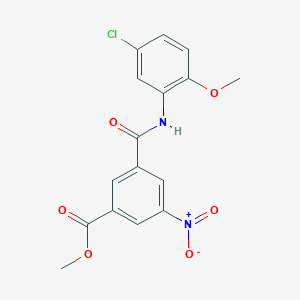 Methyl 3-[(5-chloro-2-methoxyphenyl)carbamoyl]-5-nitrobenzoate