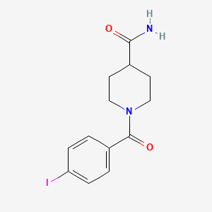 1-(4-Iodobenzoyl)piperidine-4-carboxamide