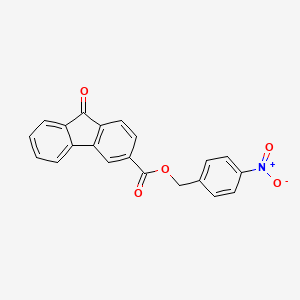 (4-Nitrophenyl)methyl 9-oxofluorene-3-carboxylate