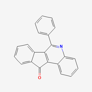 molecular formula C22H13NO B3614780 6-phenyl-11H-indeno[1,2-c]quinolin-11-one 