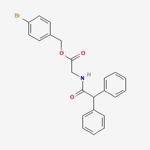 4-bromobenzyl N-(diphenylacetyl)glycinate