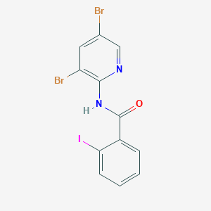 N-(3,5-dibromo-2-pyridinyl)-2-iodobenzamide