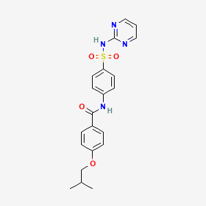 4-isobutoxy-N-{4-[(2-pyrimidinylamino)sulfonyl]phenyl}benzamide