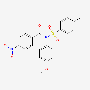 N-(4-methoxyphenyl)-N-[(4-methylphenyl)sulfonyl]-4-nitrobenzamide