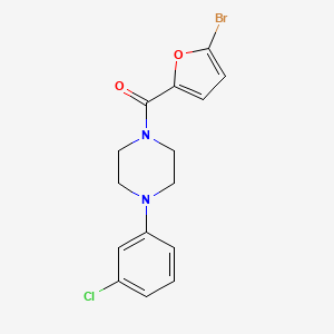 1-(5-bromo-2-furoyl)-4-(3-chlorophenyl)piperazine