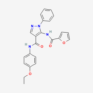 N-(4-ethoxyphenyl)-5-(2-furoylamino)-1-phenyl-1H-pyrazole-4-carboxamide