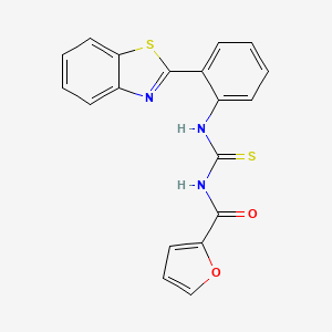 N-({[2-(1,3-benzothiazol-2-yl)phenyl]amino}carbonothioyl)-2-furamide