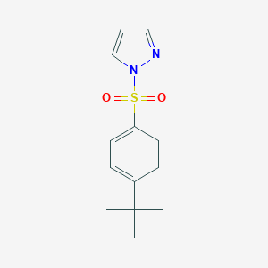 molecular formula C13H16N2O2S B361555 1-(4-Tert-butylphenyl)sulfonylpyrazole CAS No. 522598-14-7