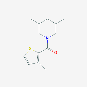 molecular formula C13H19NOS B361558 (3,5-Dimethylpiperidin-1-yl)(3-methylthiophen-2-yl)methanone 