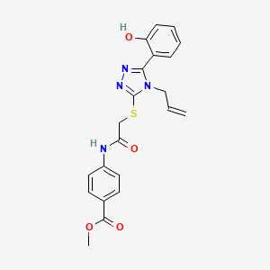 methyl 4-[({[4-allyl-5-(2-hydroxyphenyl)-4H-1,2,4-triazol-3-yl]thio}acetyl)amino]benzoate