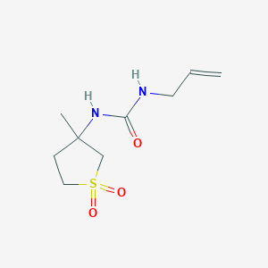 molecular formula C9H16N2O3S B361570 1-(3-Methyl-1,1-dioxothiolan-3-yl)-3-prop-2-enylurea CAS No. 507456-83-9