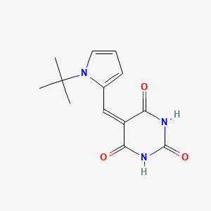 5-[(1-tert-butyl-1H-pyrrol-2-yl)methylene]-2,4,6(1H,3H,5H)-pyrimidinetrione