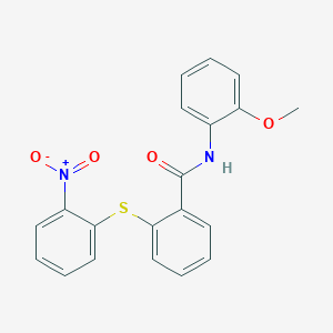 N-(2-methoxyphenyl)-2-[(2-nitrophenyl)thio]benzamide