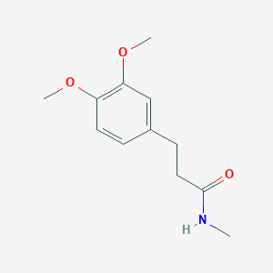 molecular formula C12H17NO3 B3615918 3-(3,4-dimethoxyphenyl)-N-methylpropanamide 