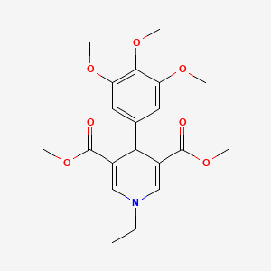 dimethyl 1-ethyl-4-(3,4,5-trimethoxyphenyl)-1,4-dihydro-3,5-pyridinedicarboxylate