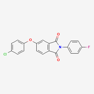 5-(4-chlorophenoxy)-2-(4-fluorophenyl)-1H-isoindole-1,3(2H)-dione