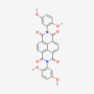 2,7-bis(2,5-dimethoxyphenyl)benzo[lmn]-3,8-phenanthroline-1,3,6,8(2H,7H)-tetrone