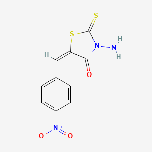 3-amino-5-(4-nitrobenzylidene)-2-thioxo-1,3-thiazolidin-4-one