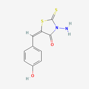 3-amino-5-(4-hydroxybenzylidene)-2-thioxo-1,3-thiazolidin-4-one