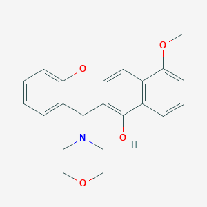 5-Methoxy-2-[(2-methoxyphenyl)(4-morpholinyl)methyl]-1-naphthol